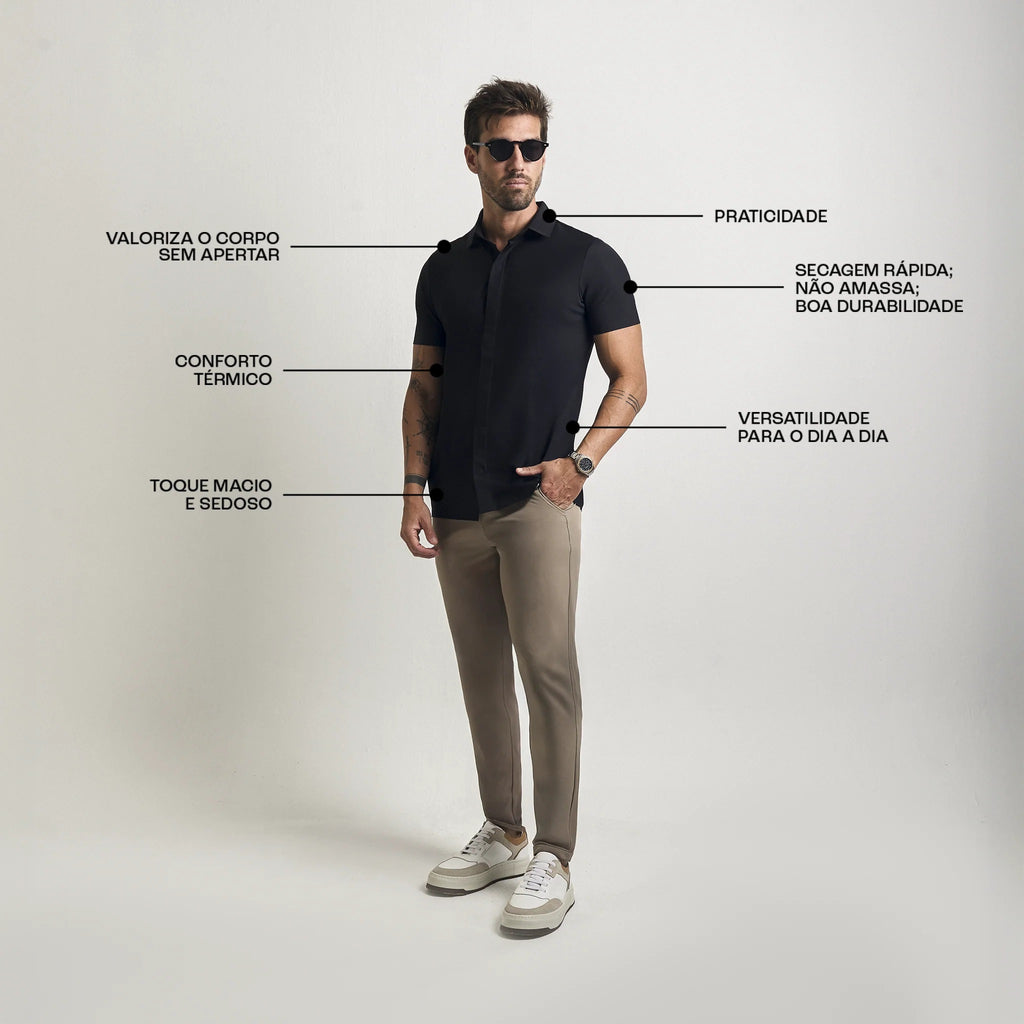 CAMISA MANGA CURTA TECH