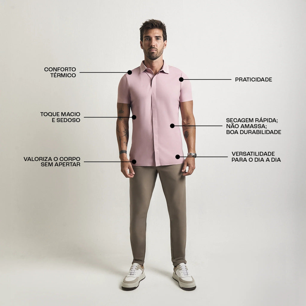 CAMISA MANGA CURTA TECH